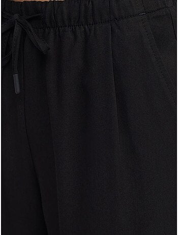 Pantalon large femme en tencel avec taille à cordon dilvin