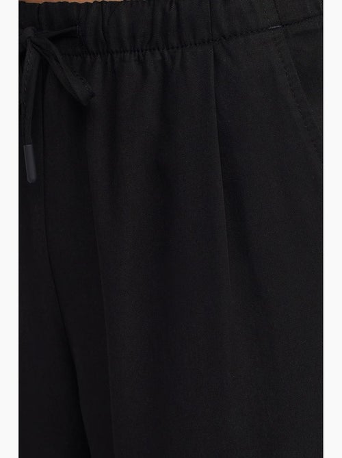 Pantalon large femme en tencel avec taille à cordon dilvin - Kiabi Pantalon large femme en tencel avec taille à cordon dilvin - Kiabi