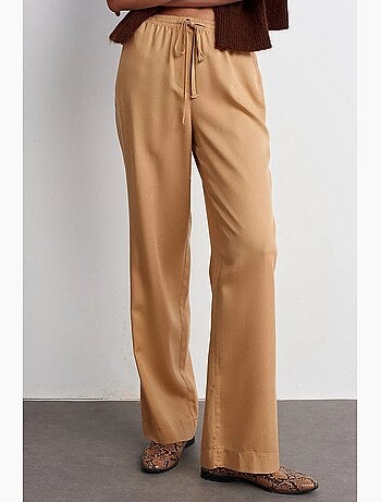 Pantalon large femme en tencel dilvin