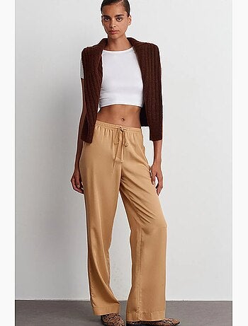 Pantalon large femme en tencel dilvin
