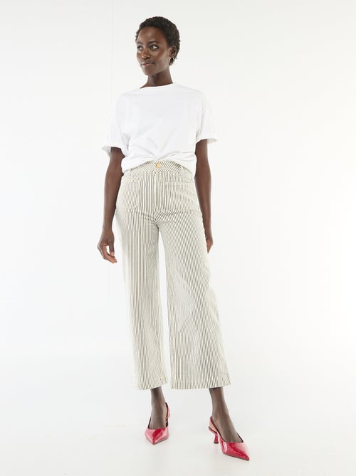 Pantalon large femme fantaisie - Kiabi Pantalon large femme fantaisie - Kiabi
