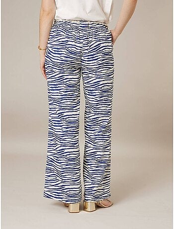 Pantalon large femme imprimé animalier 'Deeluxe'