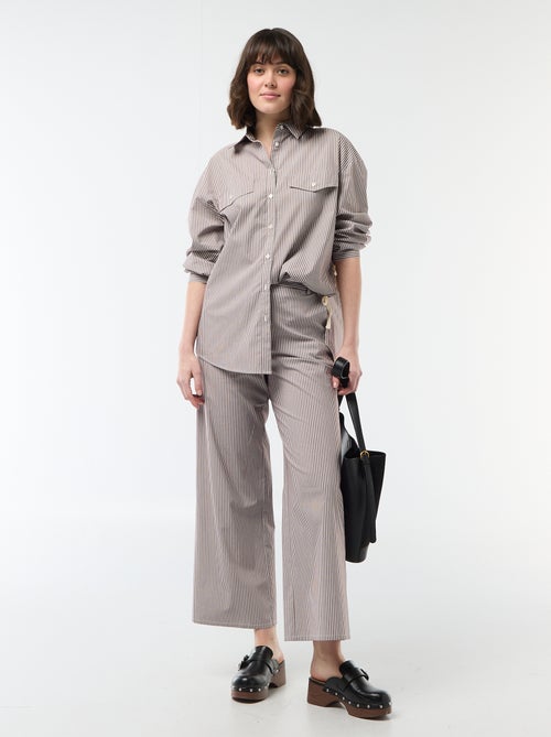 Pantalon large femme imprimé fantaisie - Kiabi Pantalon large femme imprimé fantaisie - Kiabi