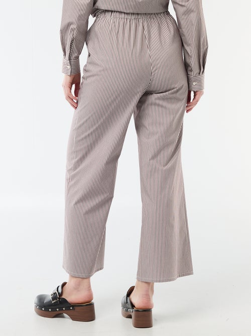 Pantalon large femme imprimé fantaisie - Kiabi Pantalon large femme imprimé fantaisie - Kiabi