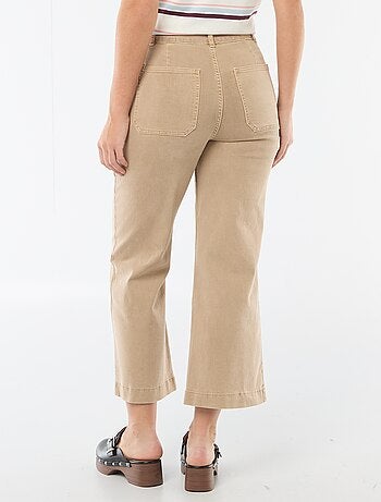 Pantalon large femme taille standard