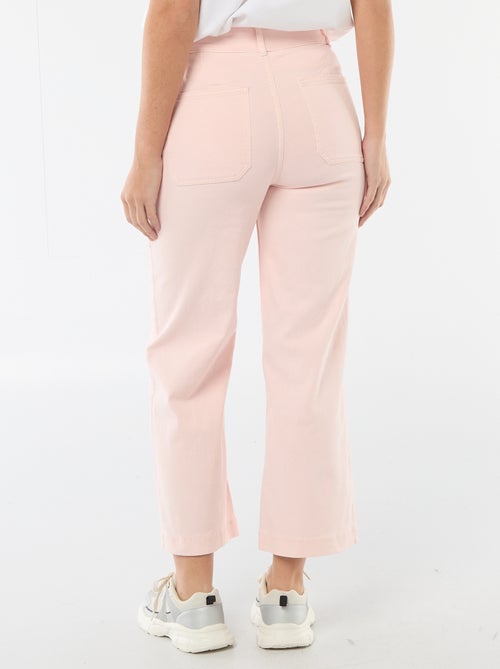 Pantalon large femme taille standard - Kiabi