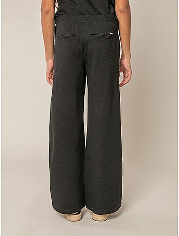 Pantalon large fille en interlock 'Deeluxe'