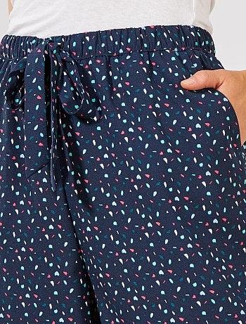 Pantalon large fluide 7/8ème - Kiabi