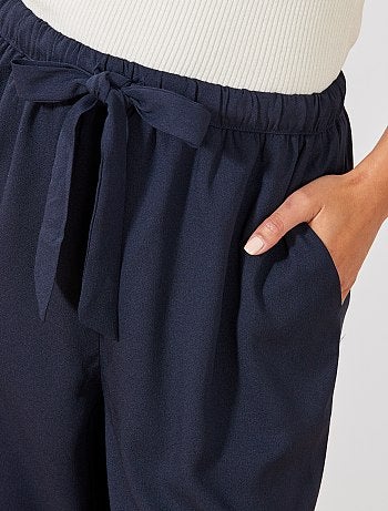Pantalon large fluide 7/8ème - Kiabi