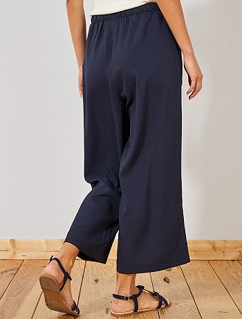 Pantalon large fluide 7/8ème - Kiabi
