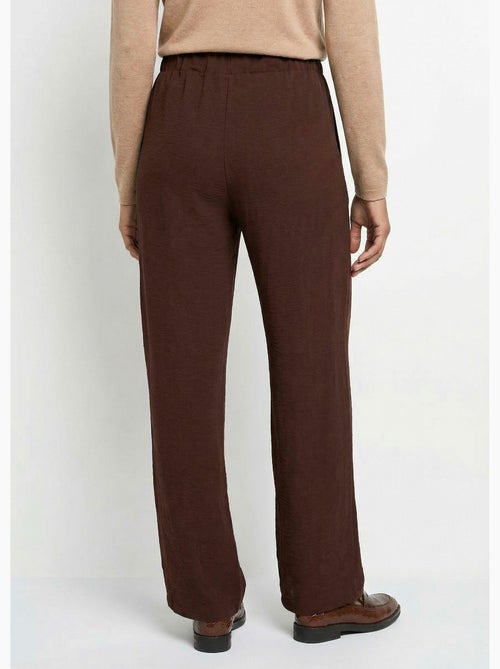 Pantalon large fluide en crêpe - Afibel - Kiabi