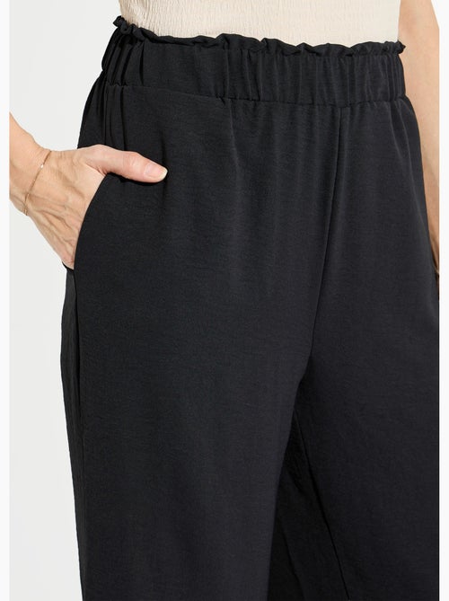 Pantalon large fluide en crêpe - Afibel - Kiabi