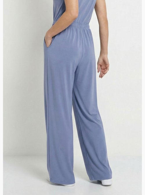 Pantalon large fluide sport taille élastiquée - Afibel - Kiabi