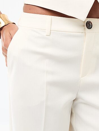 Pantalon large fluide uni