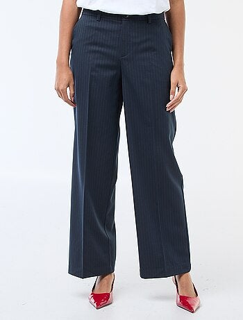 Pantalon large fluide uni