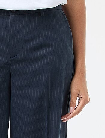 Pantalon large fluide uni