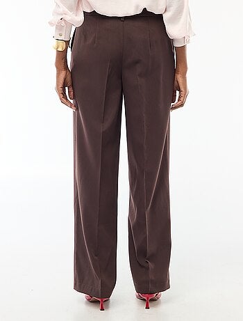 Pantalon large fluide uni