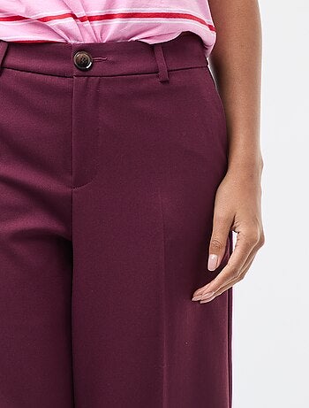 Pantalon large fluide uni