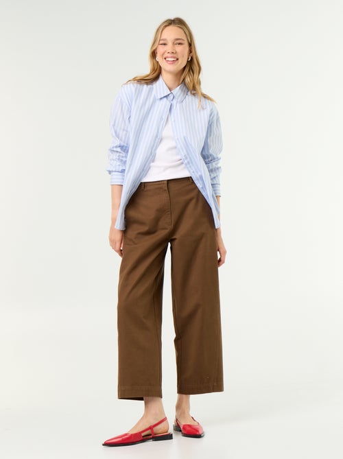 Pantalon large forme barrel - Kiabi Pantalon large forme barrel - Kiabi