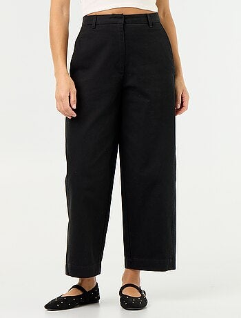 Pantalon large forme barrel
