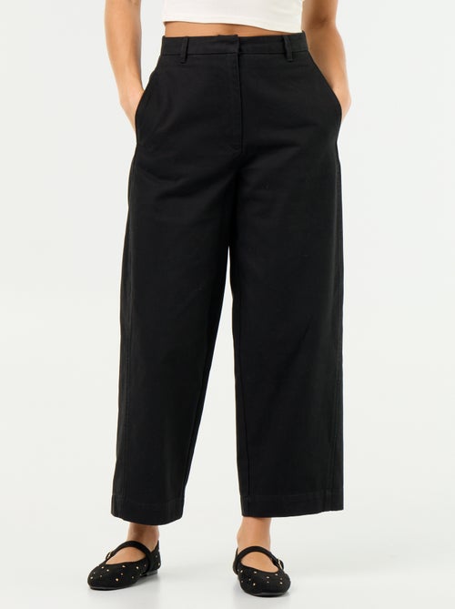 Pantalon large forme barrel - Kiabi
