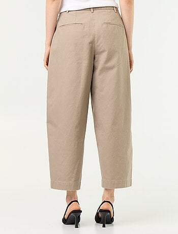 Pantalon large forme barrel