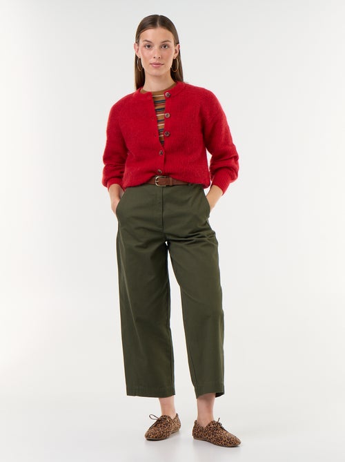 Pantalon large forme barrel - Kiabi
