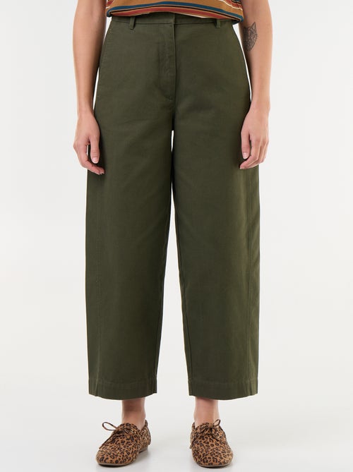Pantalon large forme barrel - Kiabi