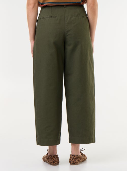 Pantalon large forme barrel - Kiabi