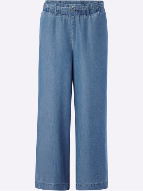 Pantalon Large Forme Courte Tendance - Taille Standard - Helline - Kiabi Pantalon Large Forme Courte Tendance - Taille Standard - Helline - Kiabi
