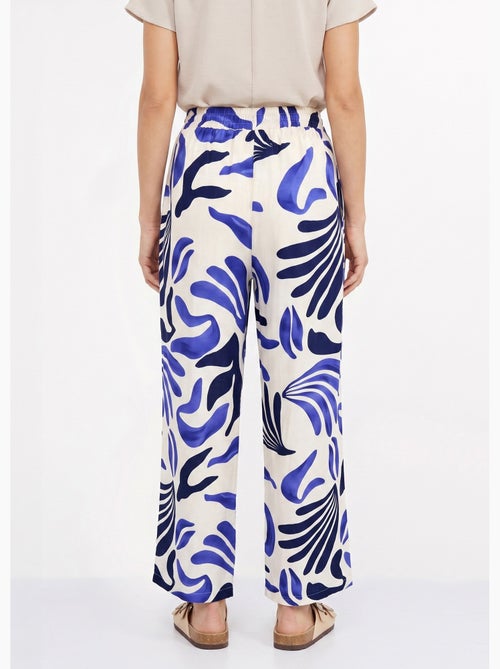 Pantalon large imprimé abstrait - AFIBEL - Kiabi Pantalon large imprimé abstrait - AFIBEL - Kiabi