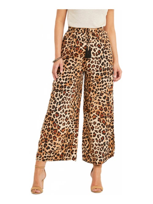 Pantalon large imprimé animalier - Kiabi