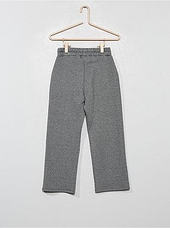 Pantalon large imprimé pied de puce - Kiabi