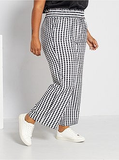 Pantalon large imprimé - Kiabi