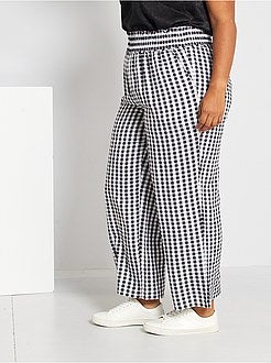 Pantalon large imprimé - Kiabi