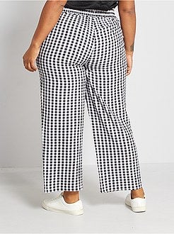 Pantalon large imprimé - Kiabi