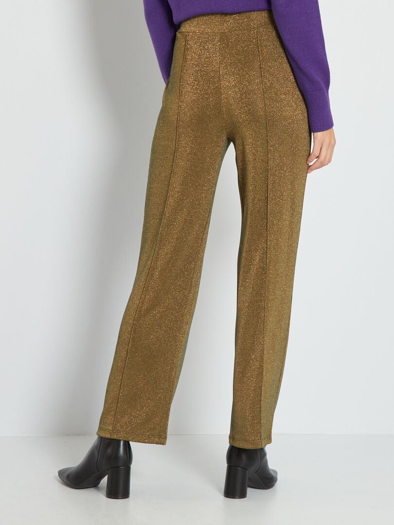 Pantalon Femme Bronze Irisé Taille M - Neuf Sans étiquettes