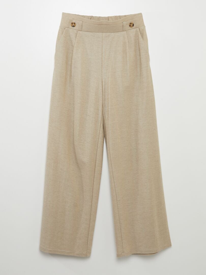 Pantalon large 'JDY' Beige - Kiabi