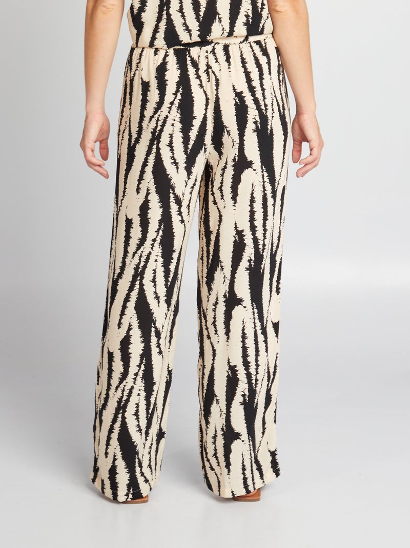 Pantalon large 'JDY' Noir - Kiabi