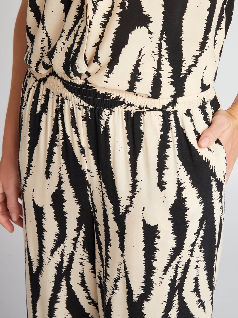 Pantalon large 'JDY' Noir - Kiabi