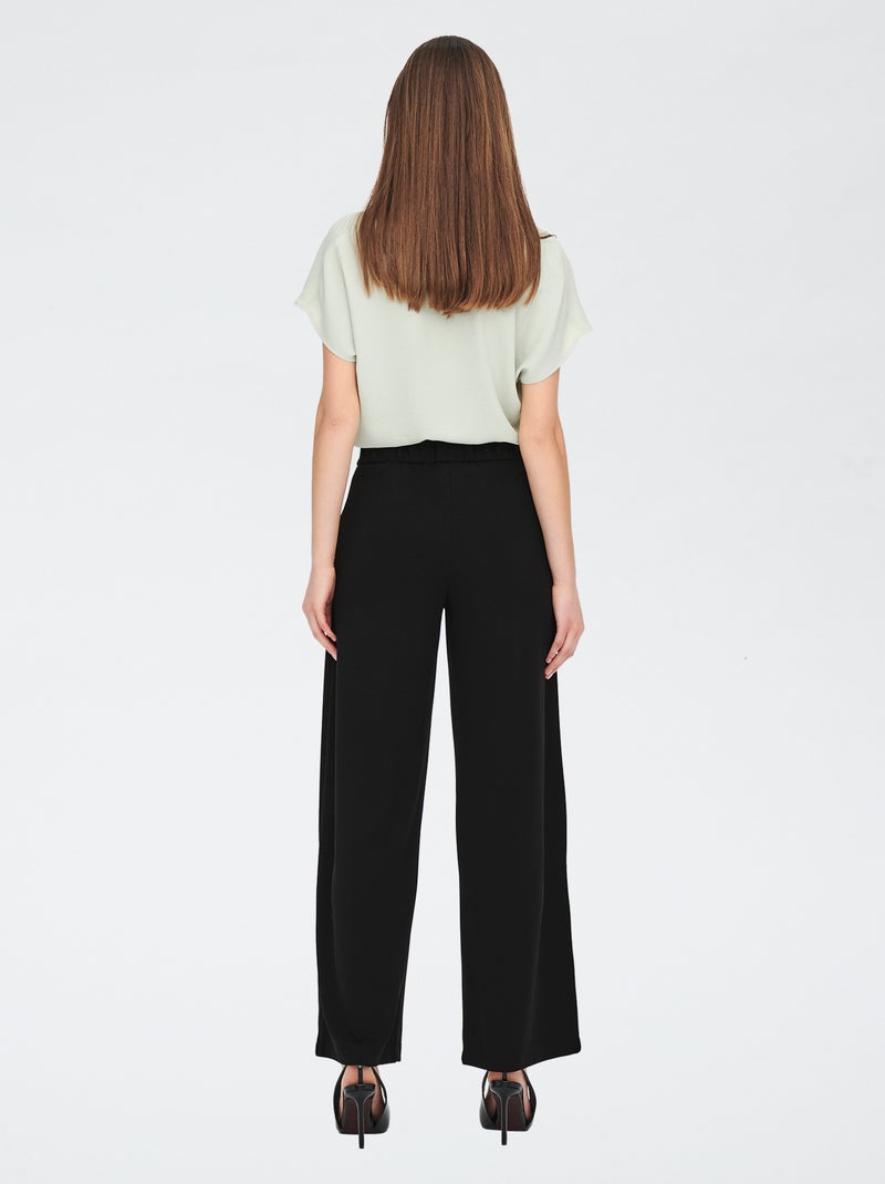 Pantalon large 'JDY' Noir - Kiabi