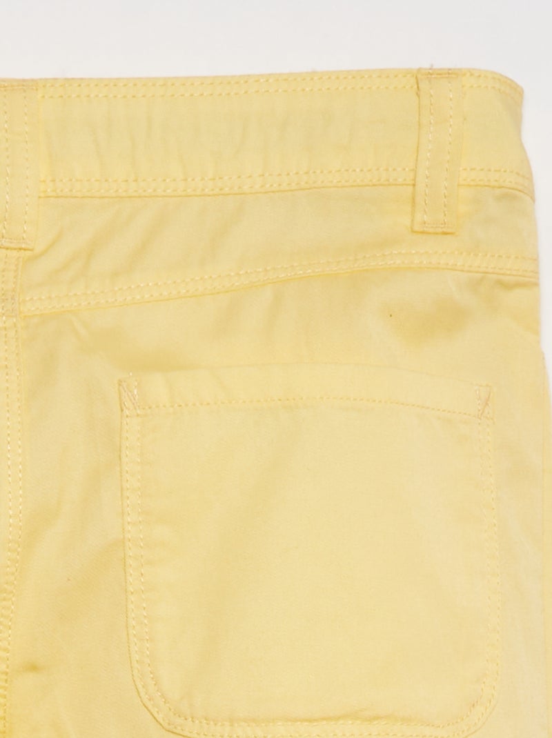Pantalon large léger JAUNE - Kiabi