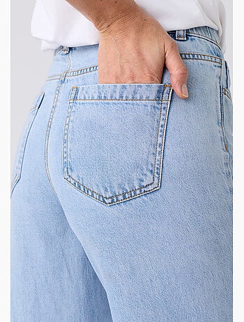 Pantalon large Lyocell Tencel(TM) et coton - Damart