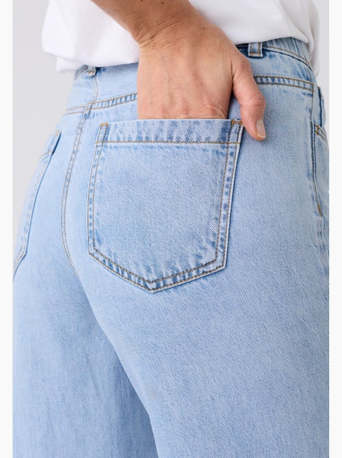 Pantalon large Lyocell Tencel(TM) et coton - Damart - Kiabi