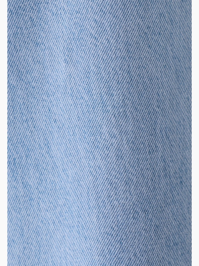 Pantalon large Lyocell Tencel(TM) et coton - Damart Bleu clair - Kiabi