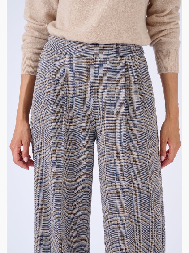 Pantalon large maille milano - Damart Marron - Kiabi