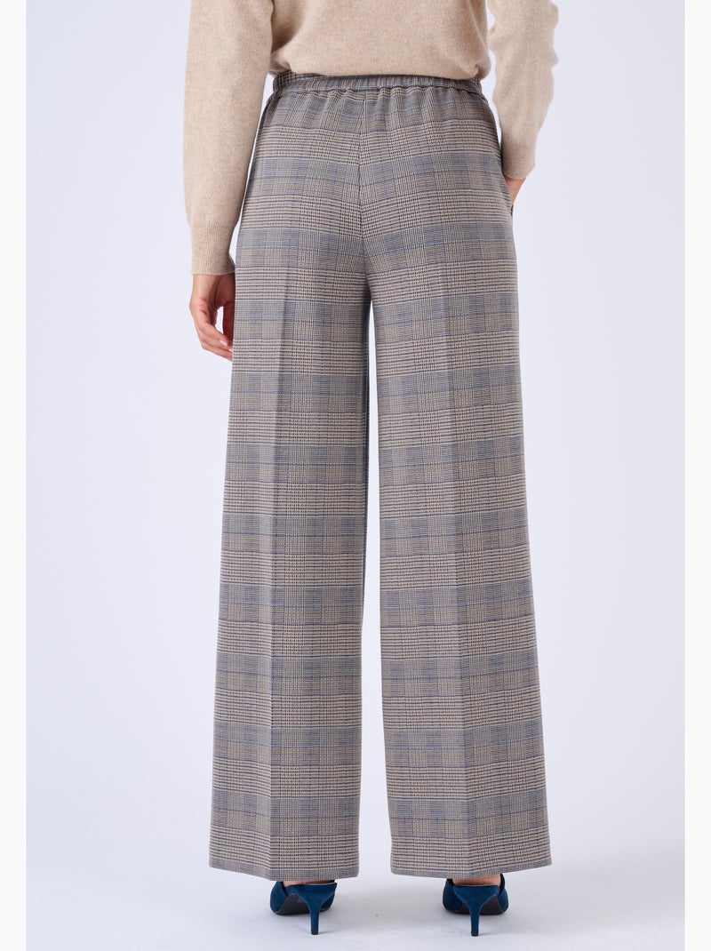 Pantalon large maille milano - Damart Marron - Kiabi