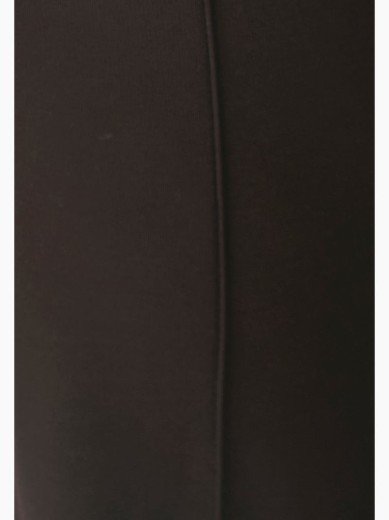 Pantalon large maille milano perfect fit by damart - damart Marron chocolat - Kiabi