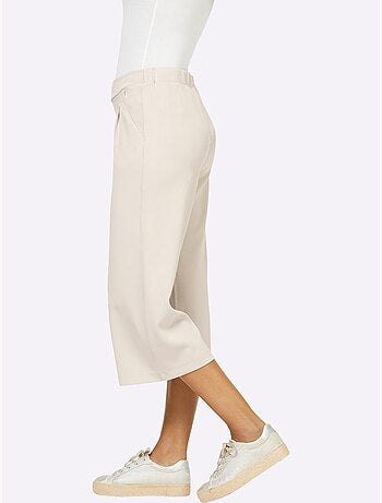 Pantalon Large Mélange De Modal Doux - Taille Standard - helline