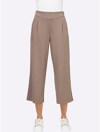 Pantalon Large Mélange De Modal Doux - Taille Standard - helline